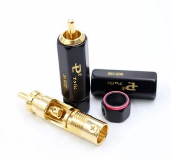 Gold Plated RCA Phono Socket Connector – Panel Mount – Solder Type – Switch Electronics